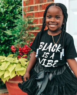 BLACK IS A VIBE YOUTH TEE
