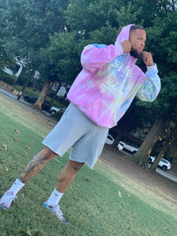 BLACK IS A VIBE TIE-DYE HOODIE (UNISEX)