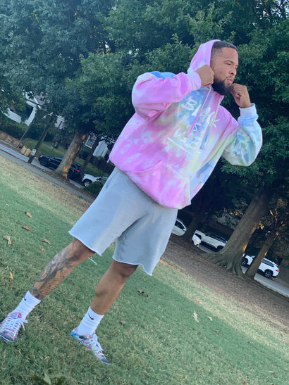 BLACK IS A VIBE TIE-DYE HOODIE (UNISEX)