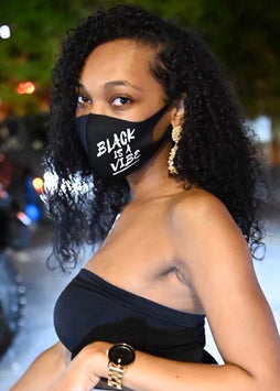 Black is a Vibe Fashion Mask
