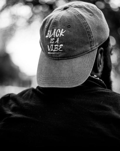 BLACK IS A VIBE DAD HAT