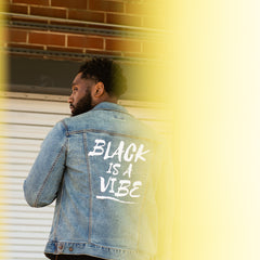 Black is a Vibe Denim Jacket UNISEX