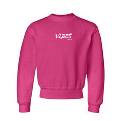 VIBES DON’T LIE CREW NECK SMALL LOGO (WOMEN’S)