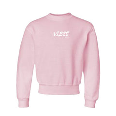 VIBES DON’T LIE CREW NECK SMALL LOGO (WOMEN’S)