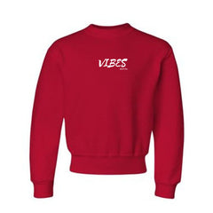 VIBES DON’T LIE CREW NECK SMALL LOGO (WOMEN’S)