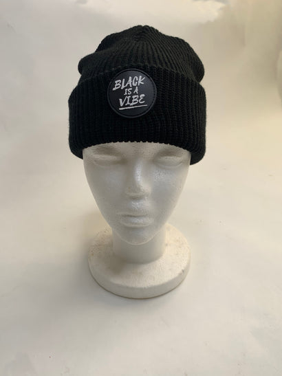 Black is a Vibe Beanie Hat (unisex)