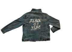 Black is a Vibe Denim Jacket UNISEX
